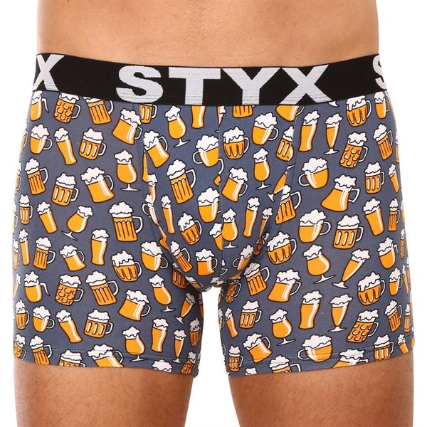 STYX Men's boxers Styx long art sports rubber beer