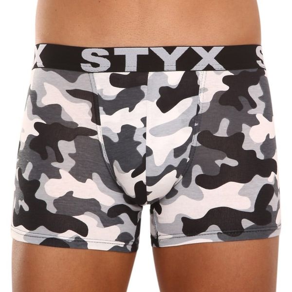 STYX Men's boxers Styx long art sports rubber camouflage