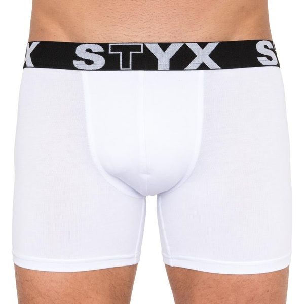 STYX Men's boxers Styx long sports rubber white