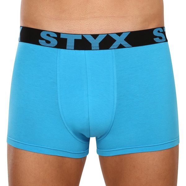 STYX Men's boxers Styx sports rubber oversize light blue