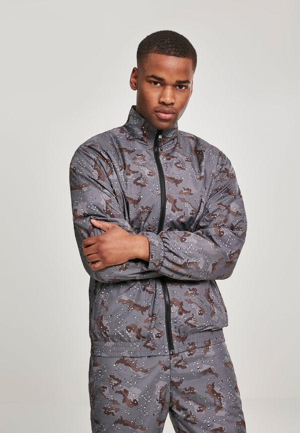 Urban Classics Men's Camo Track camouflage/gray jacket