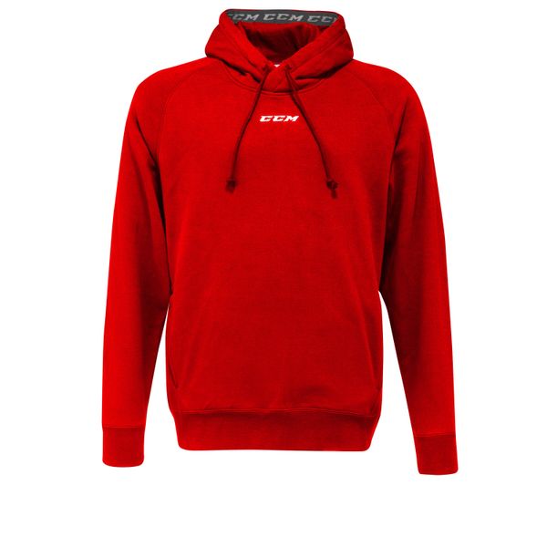 CCM Men's CCM Team Fleece Pullover Hoodie Red XL