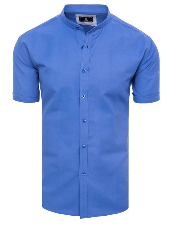 DStreet Men's cornflower blue Dstreet short sleeve shirt