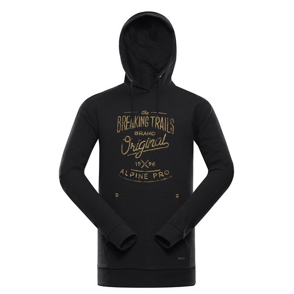 ALPINE PRO Men's cotton sweatshirt ALPINE PRO KYTOR black