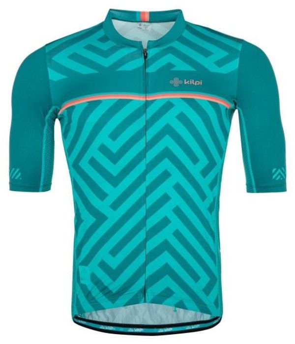 Kilpi Men's cycling jersey KILPI TINO-M turquoise