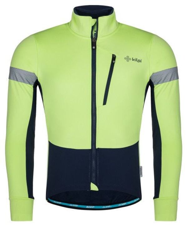 Kilpi Men's cycling softshell jacket Kilpi VELOVER-M light green