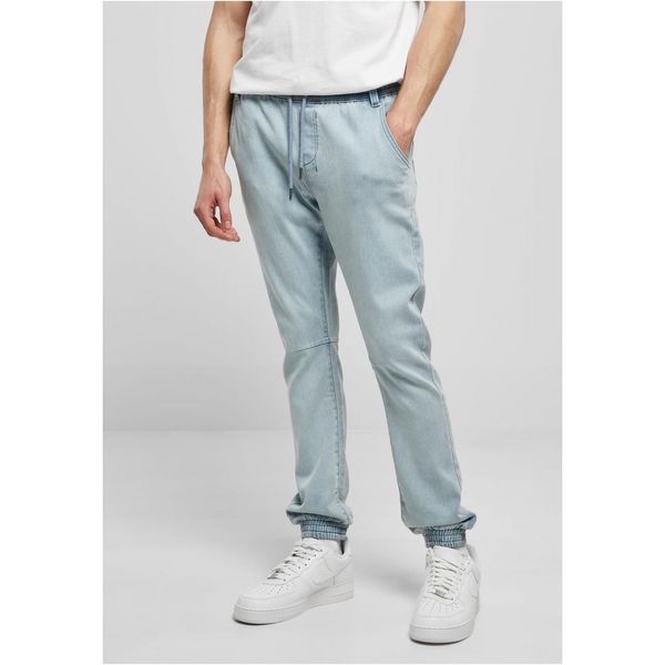 Urban Classics Men's denim trousers Jogpants sv. blue