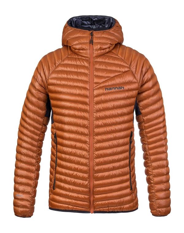 HANNAH Men's down jacket Hannah MIO HOODY rust