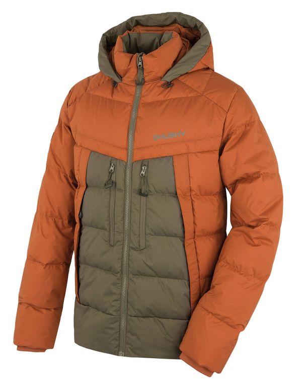 HUSKY Men's down jacket HUSKY Durra M brown/khaki