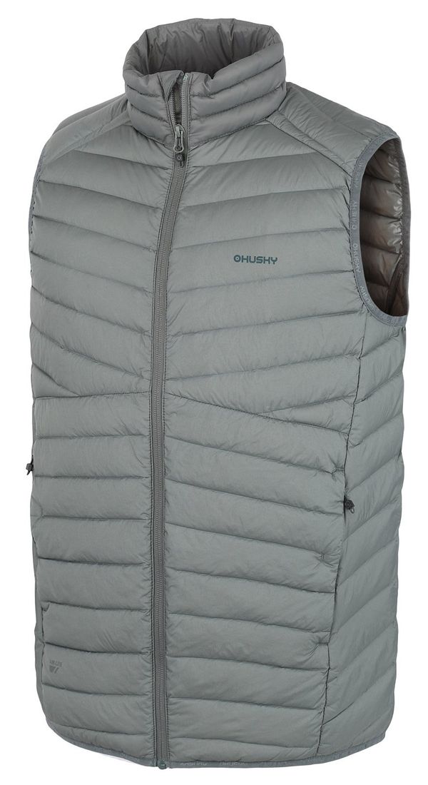 HUSKY Men's down vest HUSKY Dresles M dk. grey green