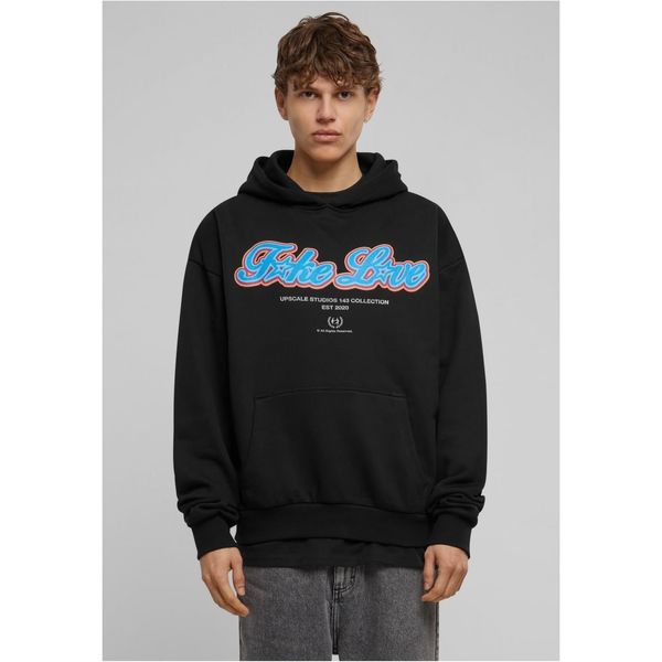 Mister Tee Men's F*ke L*ve Ultra Heavy Oversize Sweatshirt - Black