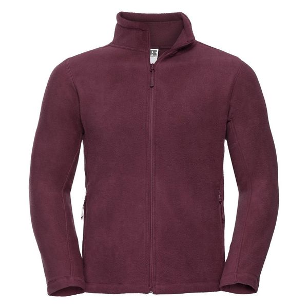 RUSSELL Men's fleece with long zipper 100% polyester, non-pilling fleece 320g