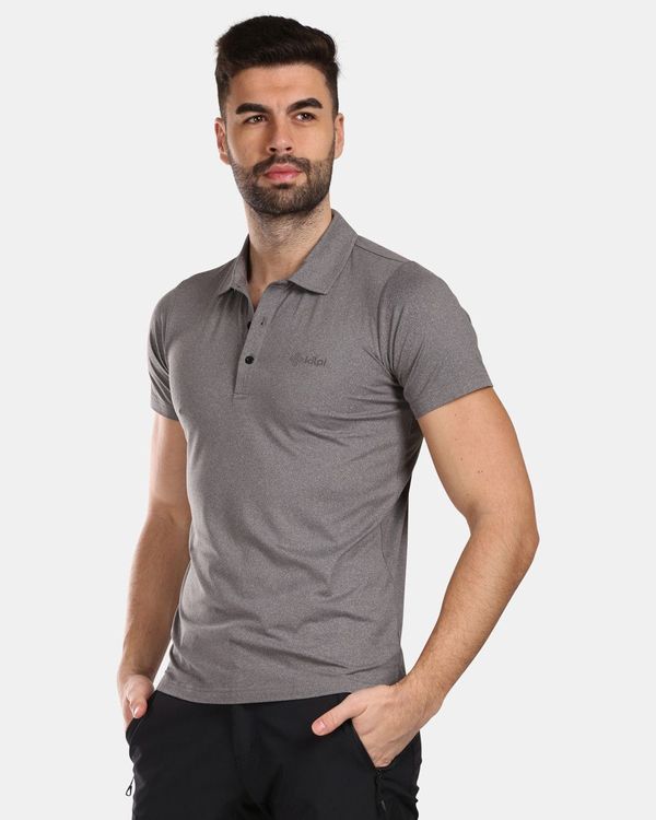 Kilpi Men's functional polo shirt Kilpi GIVRY-M Black