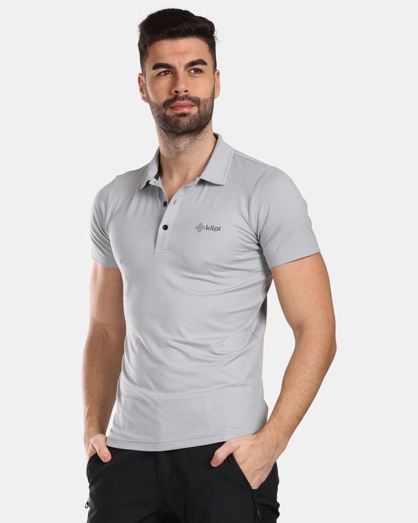 Kilpi Men's functional polo shirt Kilpi GIVRY-M Light grey