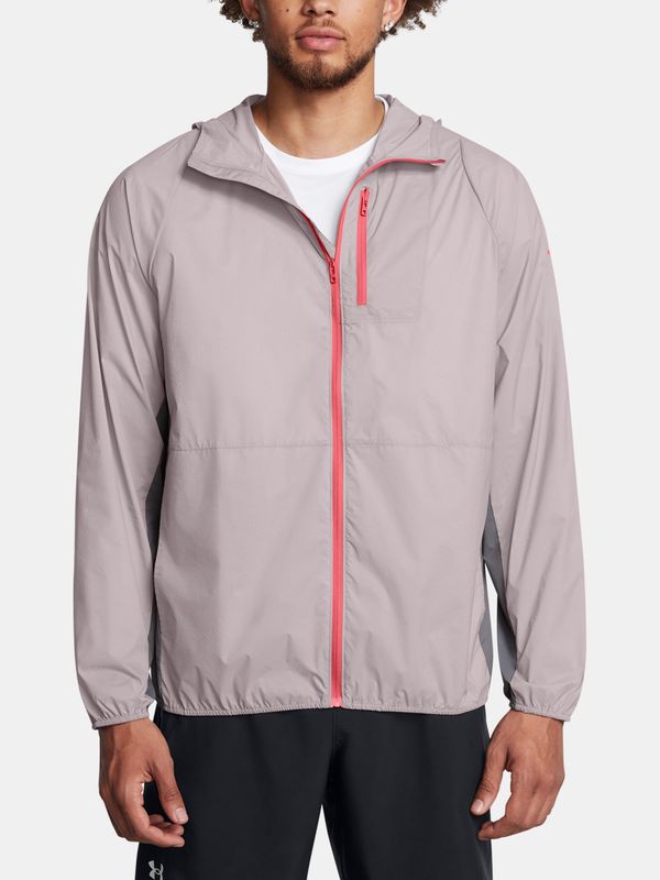 Under Armour Men's jacket Under Armour LAUNCH LIGHTWEIGHT JKT-GRY - Men's