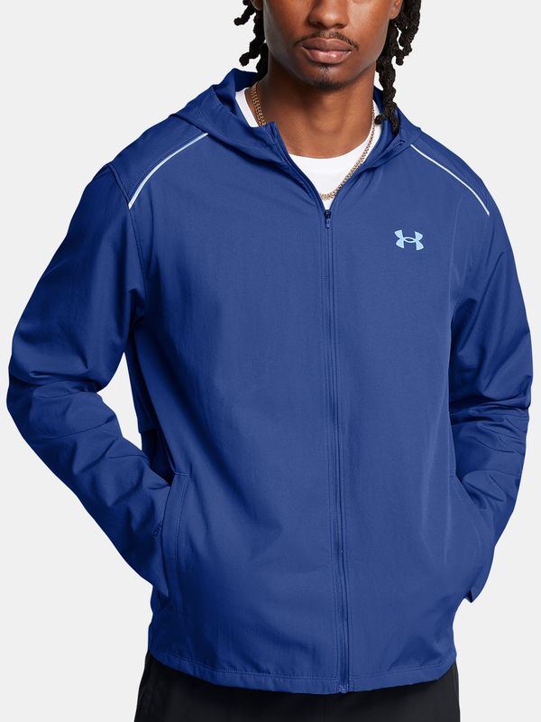 Under Armour Men's jacket Under Armour UA Launch Hooded Jacket-BLU - Men