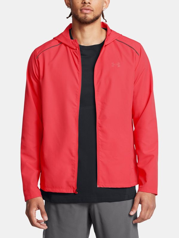 Under Armour Men's jacket Under Armour UA Launch Hooded Jacket-RED - Men