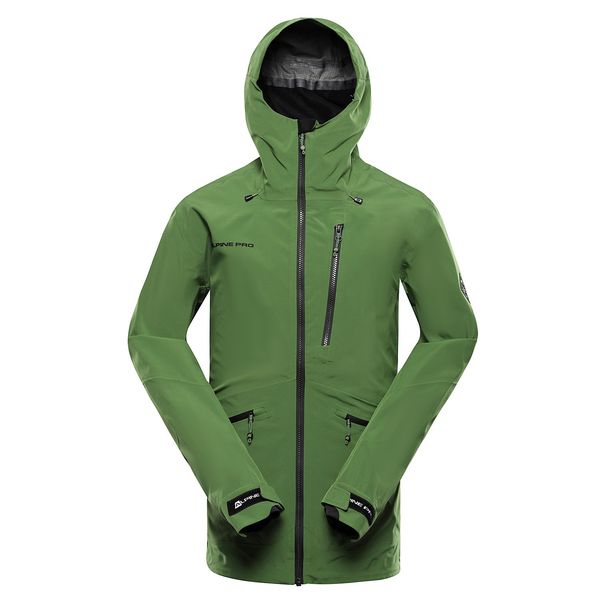 ALPINE PRO Men's jacket with ptx membrane ALPINE PRO ZARR treetop