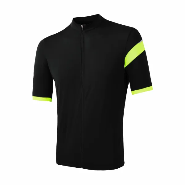 Sensor Men's Jersey Sensor Cyklo Classic Black/Neon Yellow