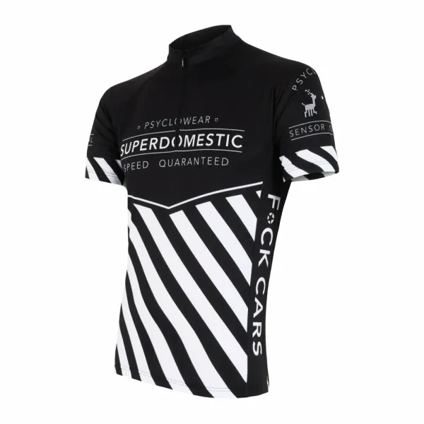 Sensor Men's Jersey Sensor Cyklo Superdomestic Black