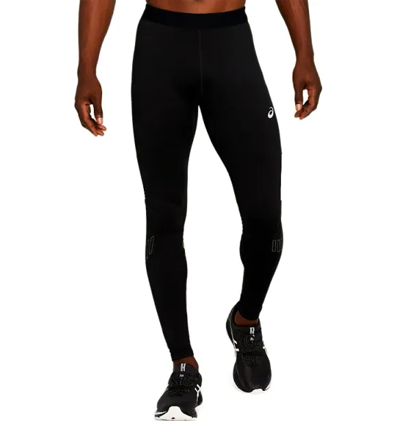 Asics Men's Leggings Asics Lite Show Winter Tight Black/Green, S