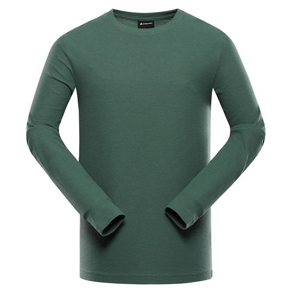 ALPINE PRO Men's long-sleeved T-shirt ALPINE PRO BOGR myrtle