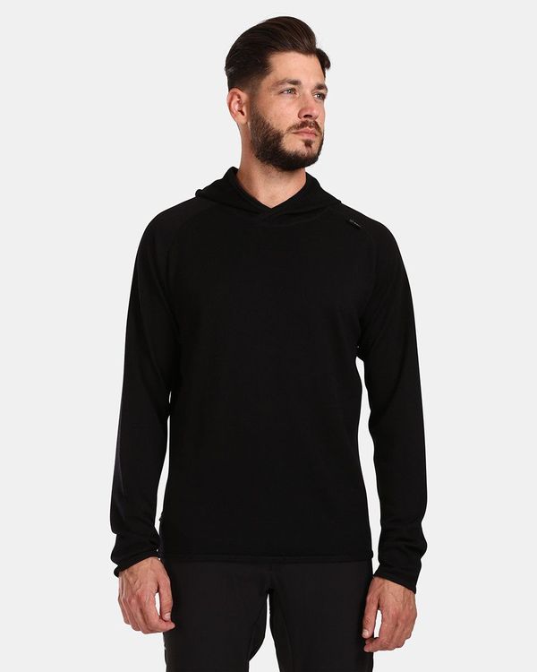 Kilpi Men's merino wool sweater Kilpi MOSEO-M Black