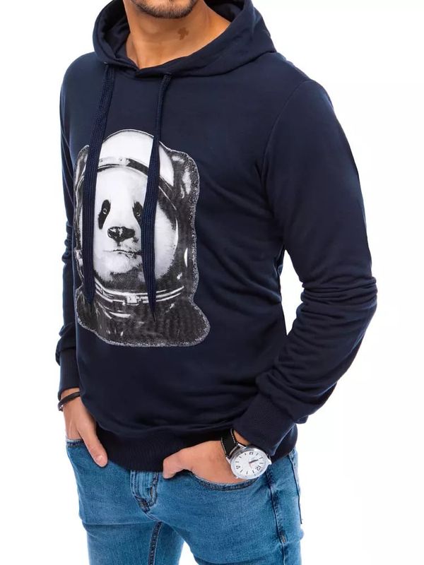 DStreet Men's Navy Blue Dstreet Sweatshirt