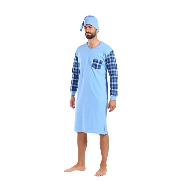 Foltýn Men's nightshirt Foltýn blue