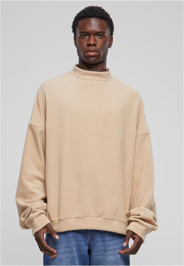 Urban Classics Men's oversized fleece sweatshirt Crew sand