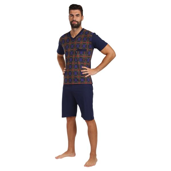 Foltýn Men's pajamas Foltýn dark blue