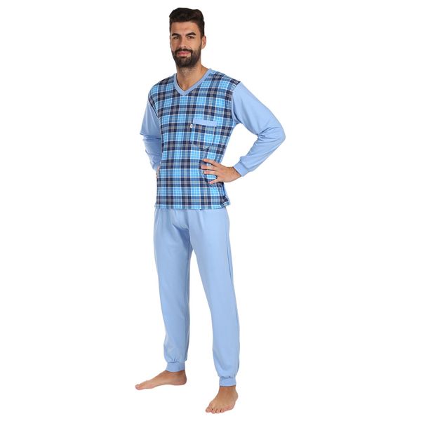 Foltýn Men's pajamas Foltýn oversized blue