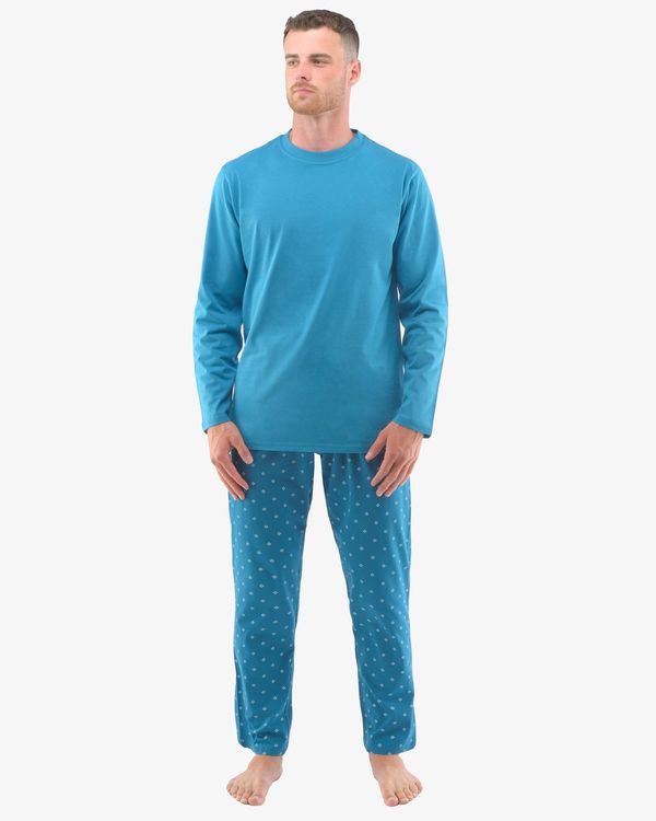 Gino Men's pajamas Gino oversized petrol (79129)