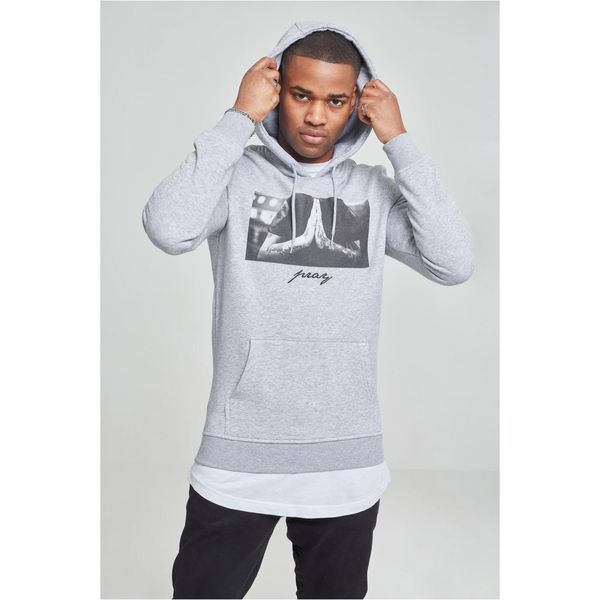 Mister Tee Men's Pray Hoody - Grey