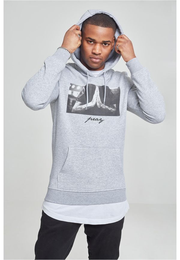 Mister Tee Men's Pray Hoody - Grey