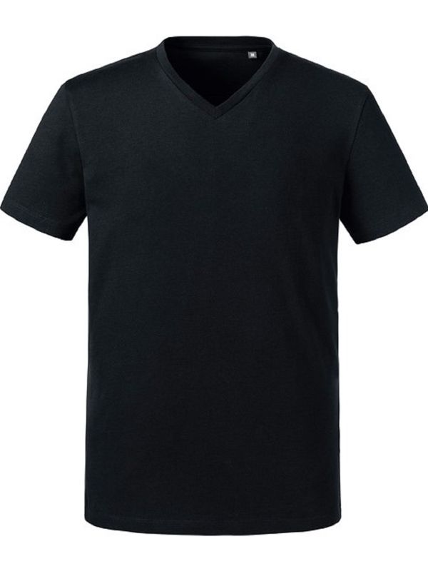 RUSSELL Men's Pure Organic V-Neck Russell T-Shirt