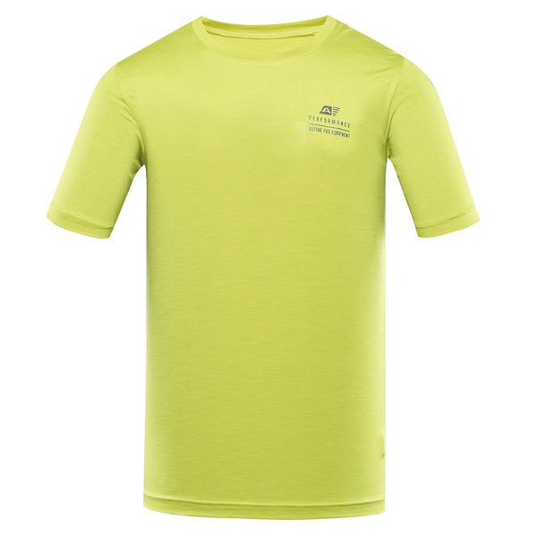 ALPINE PRO Men's quick-drying T-shirt ALPINE PRO BASIK sulphur spring