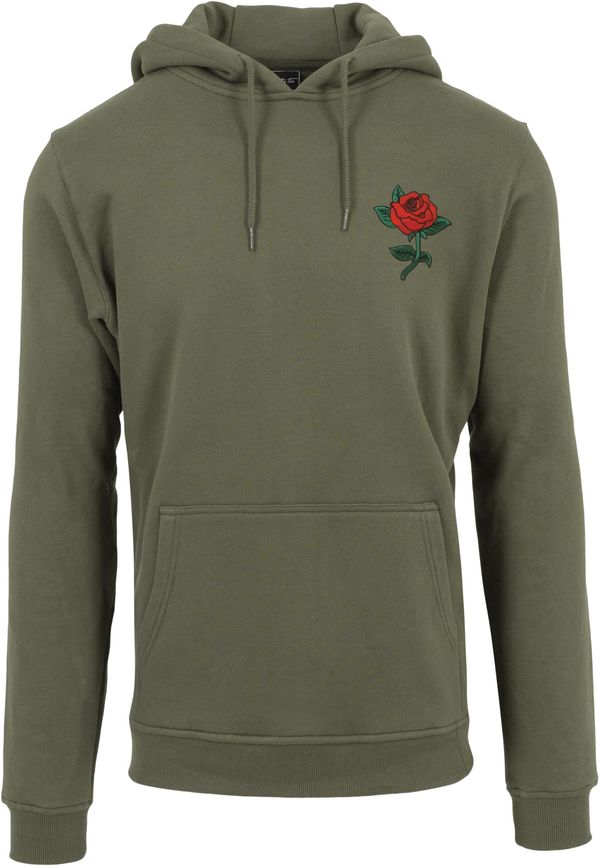 Mister Tee Men's Rose Hoody Olive Sweatshirt