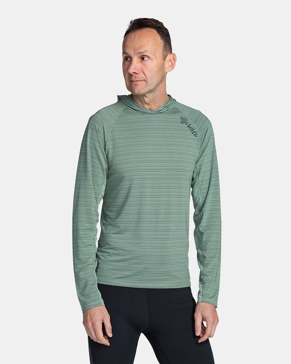 Kilpi Men's running sweatshirt Kilpi AILEEN-M Dark green