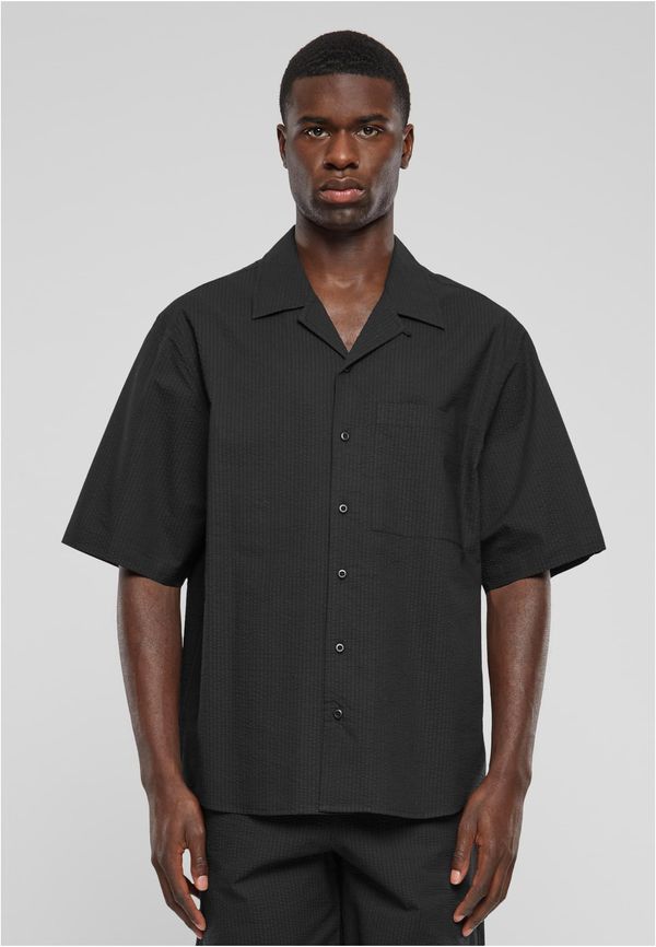 UC Men Men's Seersucker Shirt - Black
