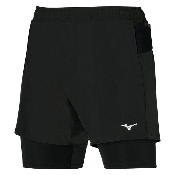 Mizuno Men's shorts Mizuno ER 5.5 2in1 Short Black