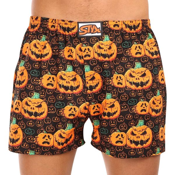 STYX Men's shorts Styx art classic rubber Halloween pumpkin