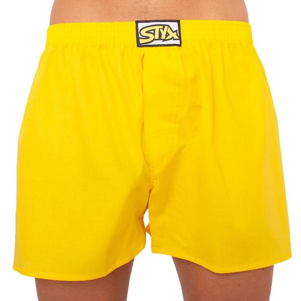 STYX Men's shorts Styx classic rubber oversize yellow (E1068)