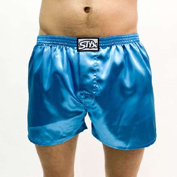 STYX Men's shorts Styx classic rubber satin blue
