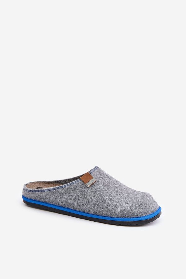 Inblu Men's Slippers Home Footwear Light Gray Inblu