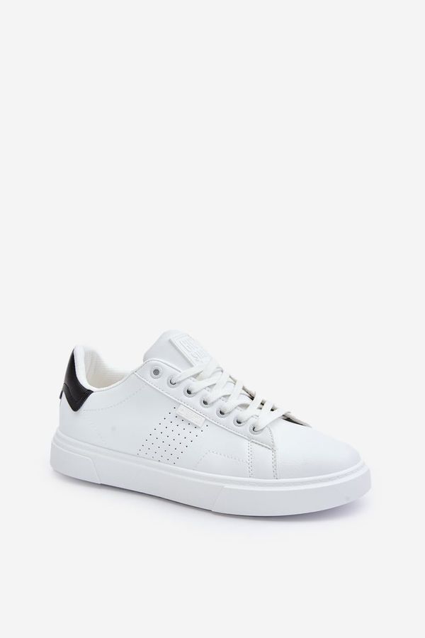 BIG STAR SHOES Men's sneakers Eco Leather Big Star White