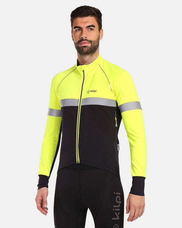 Kilpi Men's softshell cycling jacket Kilpi NERETO-M Yellow