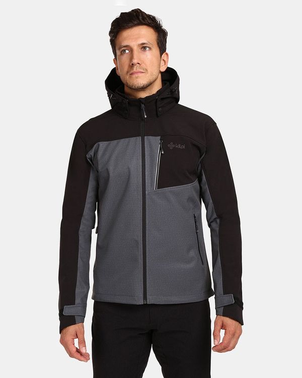 Kilpi Men's softshell jacket Kilpi RAVIO-M Dark grey