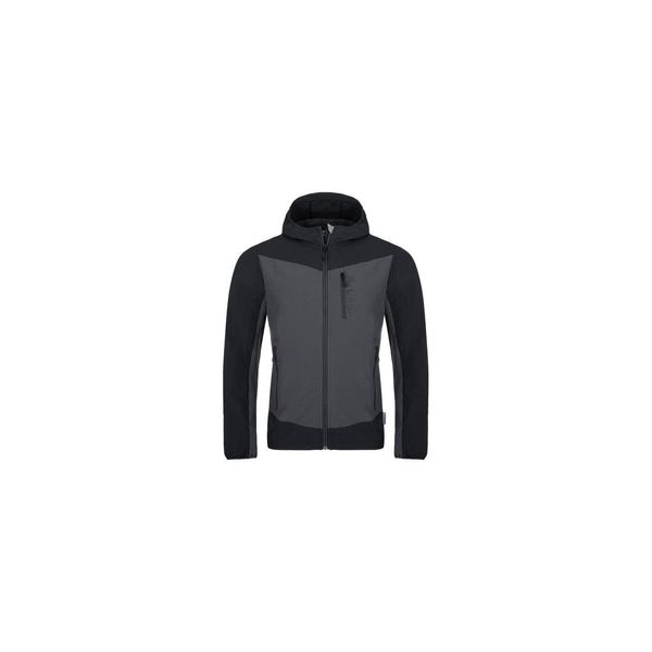 Kilpi Men's softshell running jacket Kilpi BALANS-M dark grey