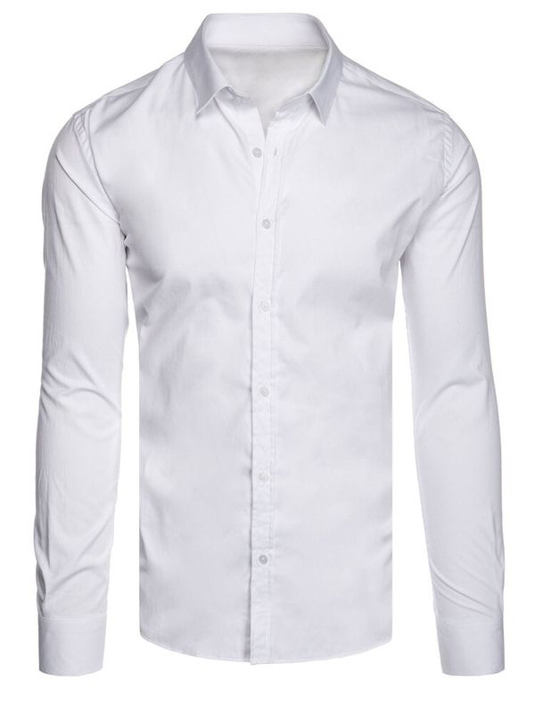 DStreet Men's Solid White Dstreet Shirt